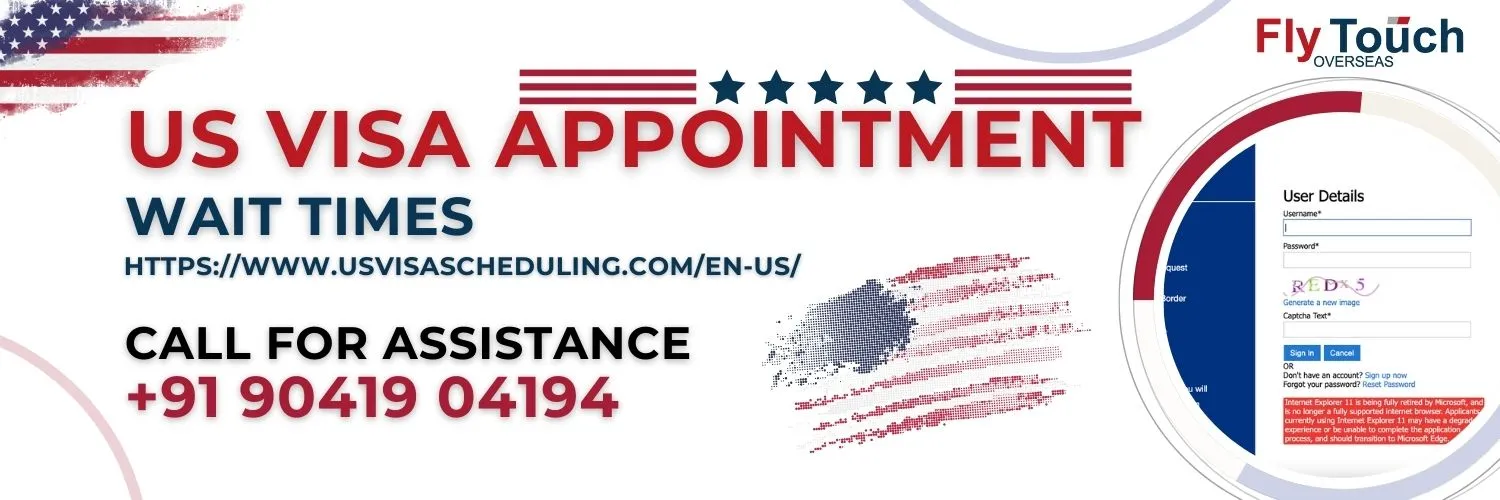 US Visa Appointment Wait Times