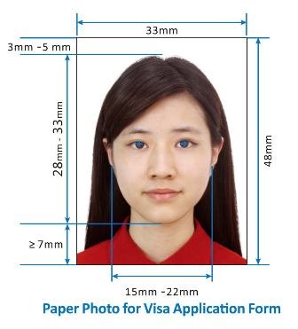 China visa application document example